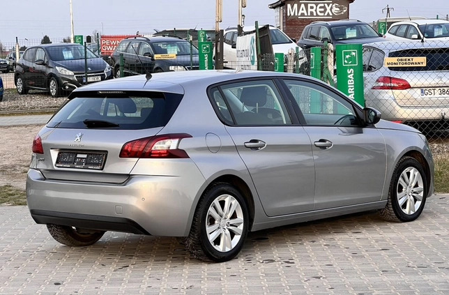 Peugeot 308 cena 29900 przebieg: 121000, rok produkcji 2013 z Złotoryja małe 46